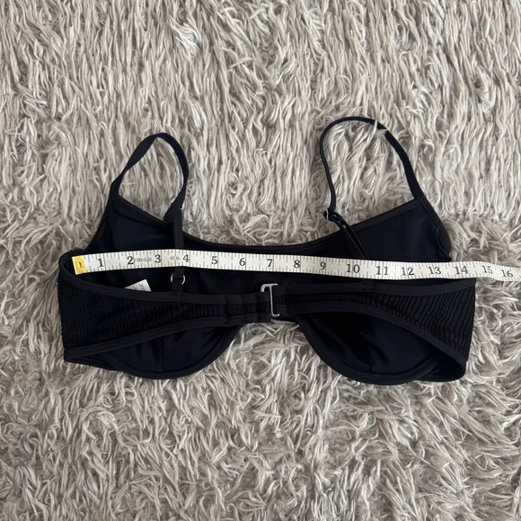 Old Navy Black Ribbed Underwire Bikini Top - Picture 7 of 7